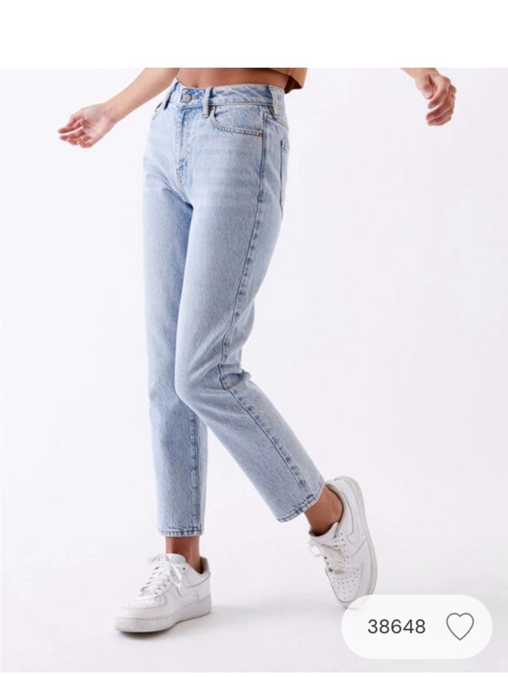 NWT PACSUN Light Blue Mom Jeans